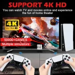 🎮 GB5 Retro Game Console - 64G/128G/256G Options | 50,000+ Preloaded Games | Dual Wireless Controllers | 4K HD Output | Supports PS1/MAME/GBA/SNES (Plug & Play) - Image 3
