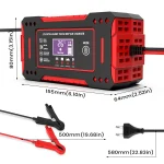 🔋 12V 6A Smart Car Battery Charger – LCD Display, Pulse Repair Function for Lead-Acid Batteries - Image 2