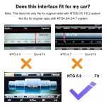🚗 Road Top Wireless CarPlay Decoder for Mercedes NTG5.0 (2015-2018) - Plug & Play Retrofit Kit | Supports Android Auto/MirrorLink | Retains OEM Controls | C/GLC/CLA/GLA Class W205 - Image 2