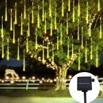 ✨ STUXMOS Solar Meteor Shower Lights - 30/50cm Waterproof LED Fairy String | 8 Modes | Warm White/Cool White | Outdoor Garden/Wedding/Patio Decor - Image 7