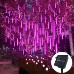 ✨ STUXMOS Solar Meteor Shower Lights - 30/50cm Waterproof LED Fairy String | 8 Modes | Warm White/Cool White | Outdoor Garden/Wedding/Patio Decor - Image 11