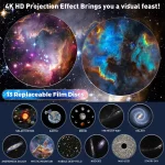 🪐 Galaxy Projector 4K HD – 13-in-1 Star Planetarium with Adjustable Focus & 360° Rotation - Image 2
