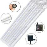 ✨ STUXMOS Solar Meteor Shower Lights - 30/50cm Waterproof LED Fairy String | 8 Modes | Warm White/Cool White | Outdoor Garden/Wedding/Patio Decor - Image 23