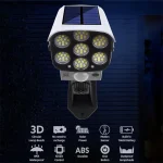 🚨 Solar Motion Sensor Light with Remote – Outdoor Floodlight & Fake Security Camera | Wireless, Waterproof, Garden & Home Safety Lighting - Image 6