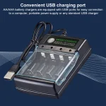 🔋 1.5V Alkaline Battery Charger – 4-Slot Smart Charging Box | Eco-Friendly, Reusable Power Solution - Image 13