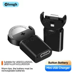 🔋 Elough Type-C Charger for LIR2032, LIR1632, LIR2025, LIR2016, LIR2032H – Rechargeable Button Battery Charger