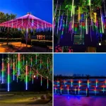 ✨ STUXMOS Solar Meteor Shower Lights - 30/50cm Waterproof LED Fairy String | 8 Modes | Warm White/Cool White | Outdoor Garden/Wedding/Patio Decor - Image 26