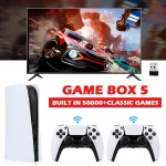 🎮 GB5 Retro Game Console - 64G/128G/256G Options | 50,000+ Preloaded Games | Dual Wireless Controllers | 4K HD Output | Supports PS1/MAME/GBA/SNES (Plug & Play) - Image 19