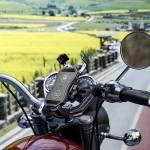 🚀 Yaoiler 2024 Motorcycle Phone Holder – 15W Wireless Charging + QC3.0 Fast Charge | 360° Adjustable | Auto-Lock | Universal Fit (4.7-7") - Image 4