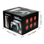 🎮 GB5 Retro Game Console - 64G/128G/256G Options | 50,000+ Preloaded Games | Dual Wireless Controllers | 4K HD Output | Supports PS1/MAME/GBA/SNES (Plug & Play) - Image 22