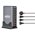 ⚡ 440W GaN Charger – 8‑Port USB‑C PD Fast Desktop Power Hub - Image 5