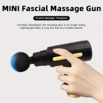 💆♂️ Portable Digital Fascia Gun - 6-Speed Electric Massager with LED Display | Deep Tissue Percussion Therapy | Silent & Rechargeable | for Muscle Recovery/Pain Relief - Image 6