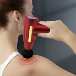 💆♂️ Portable Digital Fascia Gun - 6-Speed Electric Massager with LED Display | Deep Tissue Percussion Therapy | Silent & Rechargeable | for Muscle Recovery/Pain Relief