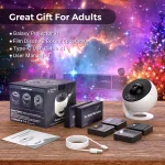 🪐 Galaxy Projector 4K HD – 13-in-1 Star Planetarium with Adjustable Focus & 360° Rotation - Image 17