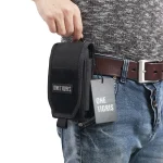 🎒 ONETIGRIS MOLLE Tactical Phone Pouch - EDC Waist Bag for iPhone 14/13/12/11 Pro Max & Android | Hunting/Military Belt Attachment | Nylon Protective Case (150-180mm Adjustable) - Image 2