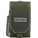 🎒 ONETIGRIS MOLLE Tactical Phone Pouch - EDC Waist Bag for iPhone 14/13/12/11 Pro Max & Android | Hunting/Military Belt Attachment | Nylon Protective Case (150-180mm Adjustable) - Image 10