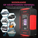 🔋 12V 6A Smart Car Battery Charger – LCD Display, Pulse Repair Function for Lead-Acid Batteries - Image 6
