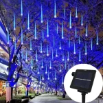 ✨ STUXMOS Solar Meteor Shower Lights - 30/50cm Waterproof LED Fairy String | 8 Modes | Warm White/Cool White | Outdoor Garden/Wedding/Patio Decor - Image 9