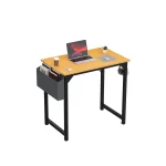 🖥️ JHK Modern Computer Desk - 55" Home Office & Gaming Table w/ Storage Pockets & Headphone Hook | Sturdy Metal Frame | Easy Assembly | Compact Design (Black/White) - Image 16