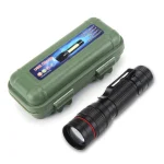 🔦 Emergency LED Flashlight - 300LM Super Bright, Waterproof & Rechargeable - Mini Camping Light for Hiking, Fishing, Survival (600mAh, Adjustable Zoom) - Image 9