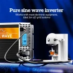 ⚡ HOULI 5000W Pure Sine Wave Inverter | 12V/24V to 110V AC Power Converter 🏡 Dual USB Outlets for Solar/RV/CPAP 🚨 Emergency Backup Guaranteed - Image 6