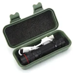🔦 Emergency LED Flashlight - 300LM Super Bright, Waterproof & Rechargeable - Mini Camping Light for Hiking, Fishing, Survival (600mAh, Adjustable Zoom) - Image 5