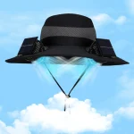 ☀️  Solar Fan Hat with USB Charging & Adjustable Fan Wide Brim Sun Hat for Hiking, Fishing, Riding Waterproof & Breathable Design 🌊 - Image 14