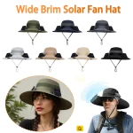 ☀️  Solar Fan Hat with USB Charging & Adjustable Fan Wide Brim Sun Hat for Hiking, Fishing, Riding Waterproof & Breathable Design 🌊 - Image 2