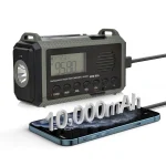 📻 Solar & Hand Crank Emergency Radio | 4-Way Power NOAA Weather Alert + 10000mAh Power Bank | Built-in Flashlight & Phone Charger for Survival 🔋 - Image 8