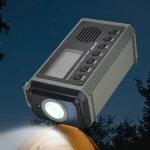 📻 Solar & Hand Crank Emergency Radio | 4-Way Power NOAA Weather Alert + 10000mAh Power Bank | Built-in Flashlight & Phone Charger for Survival 🔋