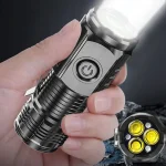 ✨ 3-in-1 Portable Work Light | 300LM Rechargeable LED Pen Clip/Magnetic Base 🧲 Waterproof for Camping, Hiking & Car Emergencies