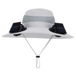 ☀️  Solar Fan Hat with USB Charging & Adjustable Fan Wide Brim Sun Hat for Hiking, Fishing, Riding Waterproof & Breathable Design 🌊 - Image 13