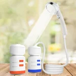🌟 Portable Camp Shower with LED Light | Type-C Rechargeable Electric Shower Pump | Waterproof Outdoor Shower for Camping, Hiking & Emergencies 🏕️ - Image 2