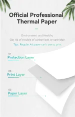 🖨️ PERIPAGE P40 Portable Thermal Printer Wireless Ink-less Mobile Printer for Travel ✈️ Office 🏢 Home 🏠 | Instant Bluetooth Printing from iOS/Android 📱 - Image 11
