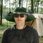 ☀️  Solar Fan Hat with USB Charging & Adjustable Fan Wide Brim Sun Hat for Hiking, Fishing, Riding Waterproof & Breathable Design 🌊 - Image 15