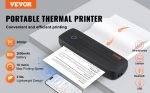🖨️ VEVOR Portable Bluetooth Thermal Printer Inkless A4/A5 Mobile Printer for Home & Office | Multi-System WiFi/USB/Bluetooth Printing 🔋 2600mAh Battery - Image 10